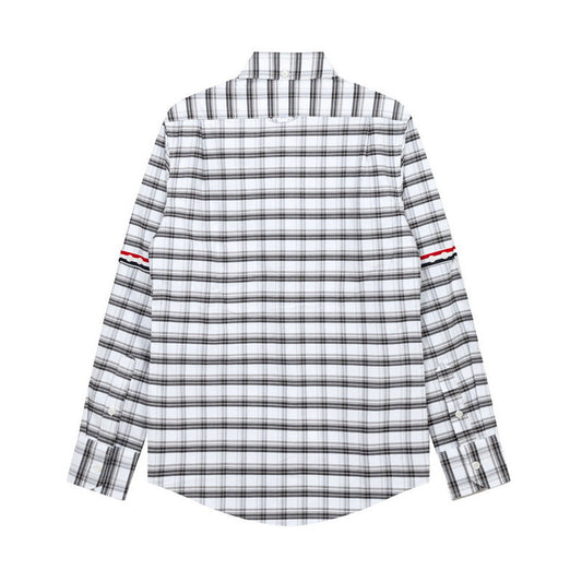 Unisex plaid striped shirt THOM TREND