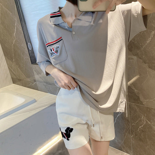 Thom Browne Ice Silk Loose POLO Shirt