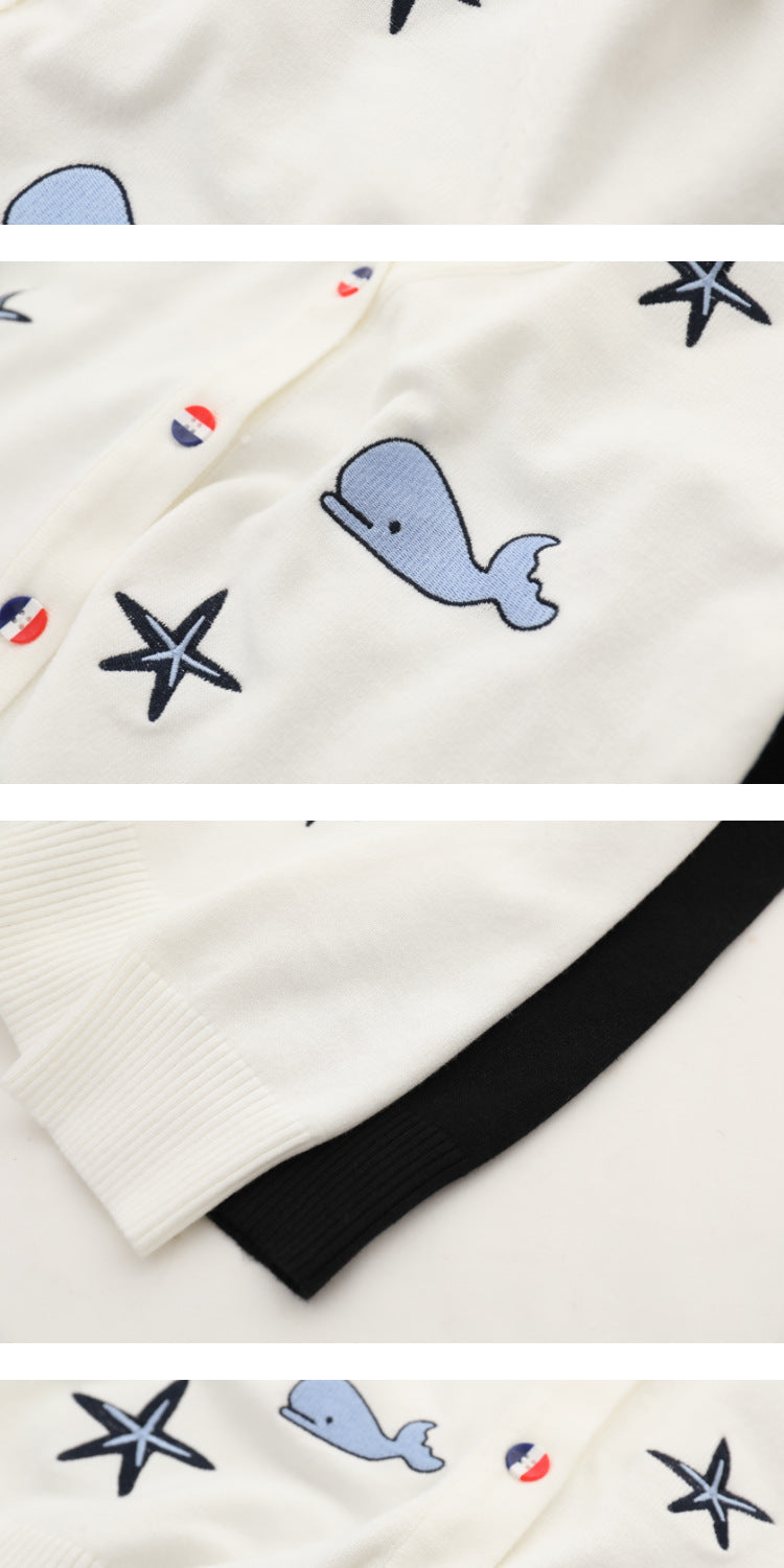 Thom Browne Women's V-neck cardigan