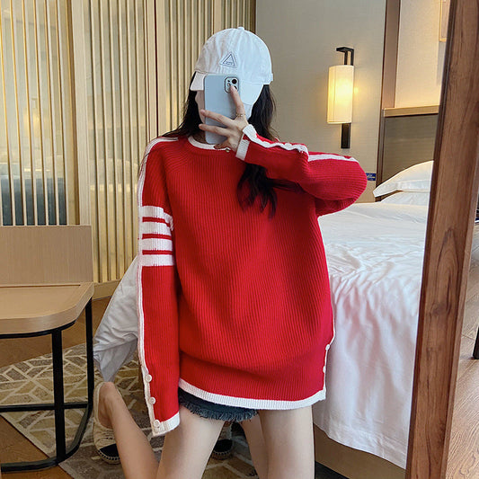 Four-bar crewneck sweatshirt(复制) THOM TREND