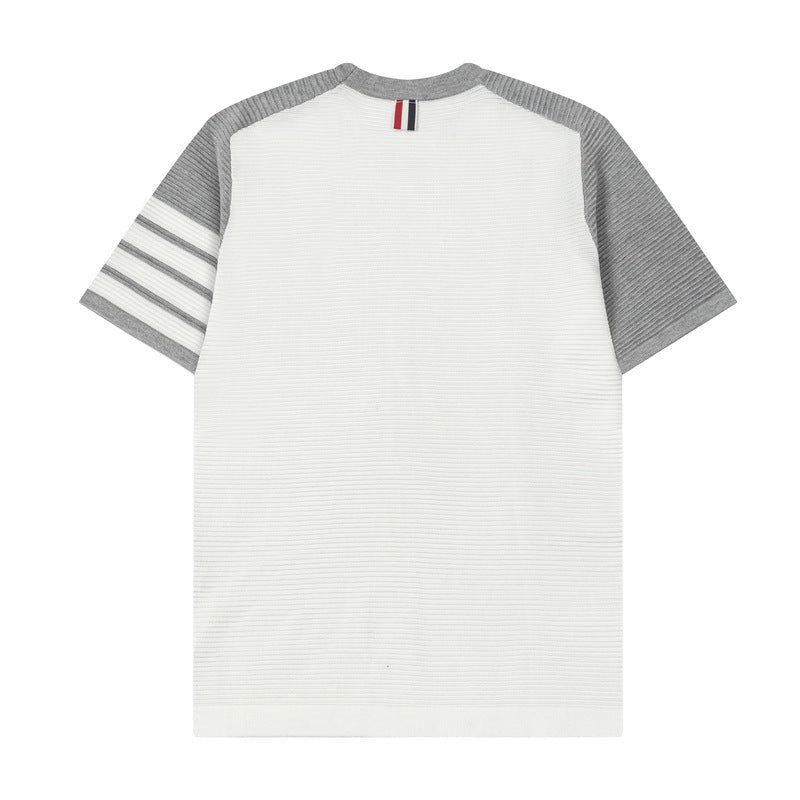 Color patchwork T-shirt(副本) THOM TREND