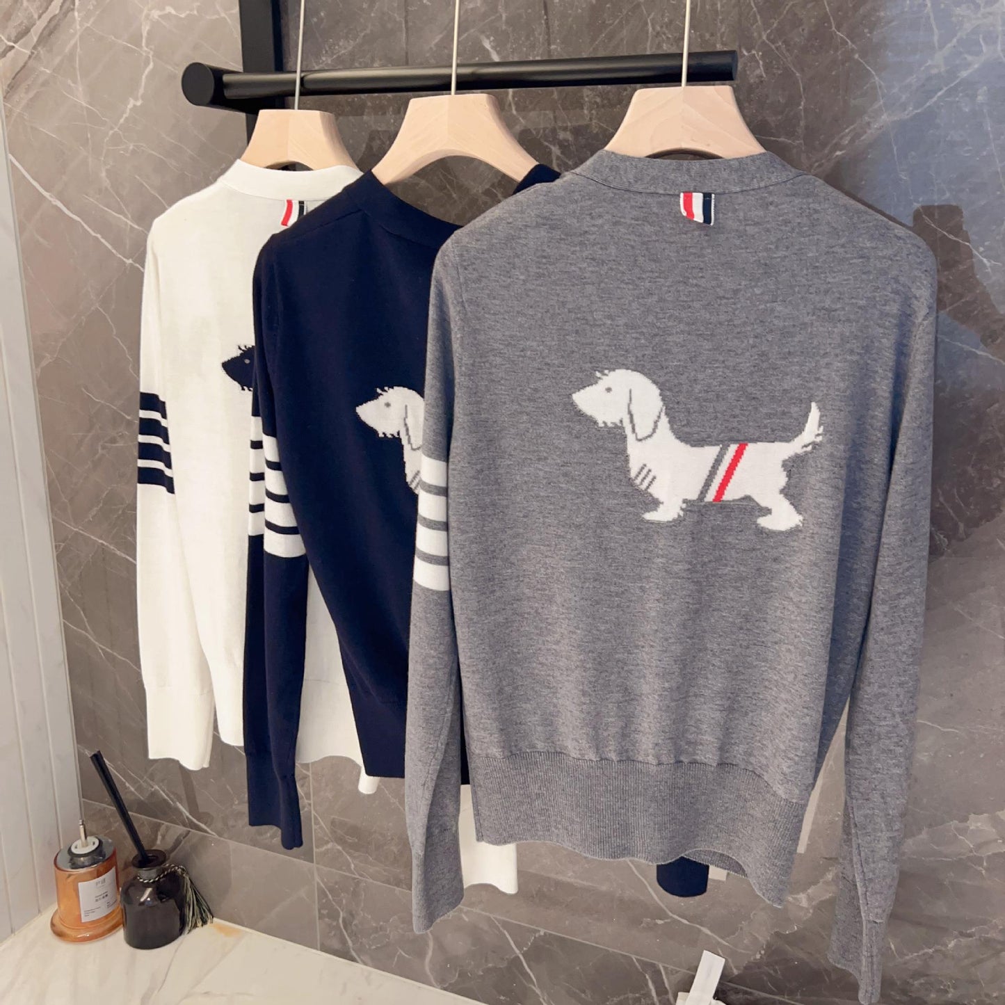 Women's jacquard cardigan sweater(副本) THOM TREND