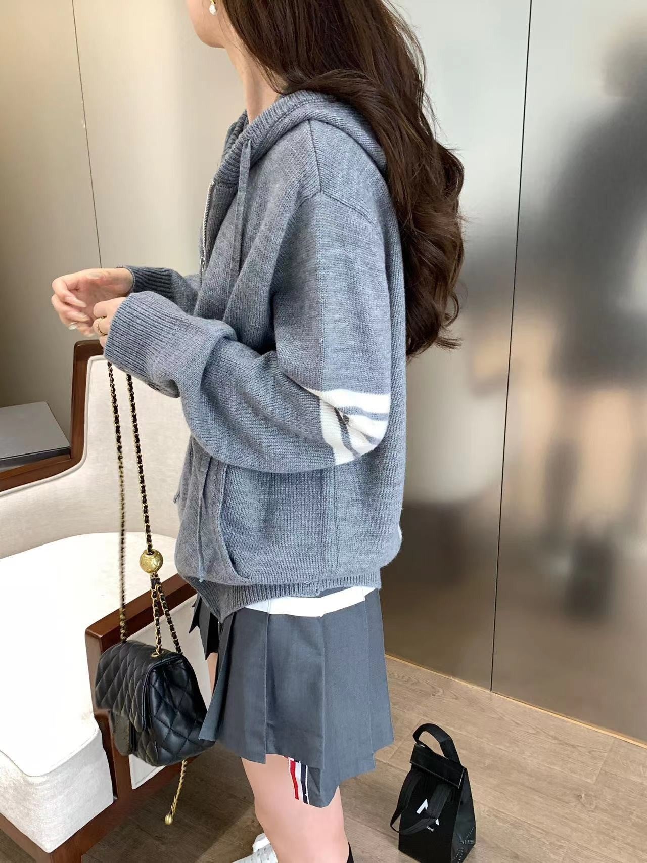 THOM Sailboat jacquard hoodie THOM TREND