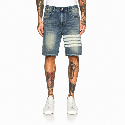 Thom Browne Embroidered Cotton Jenas