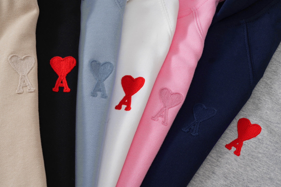 AMI Paris Heart Logo Unisex T-Shirt - Premium Cotton Tee