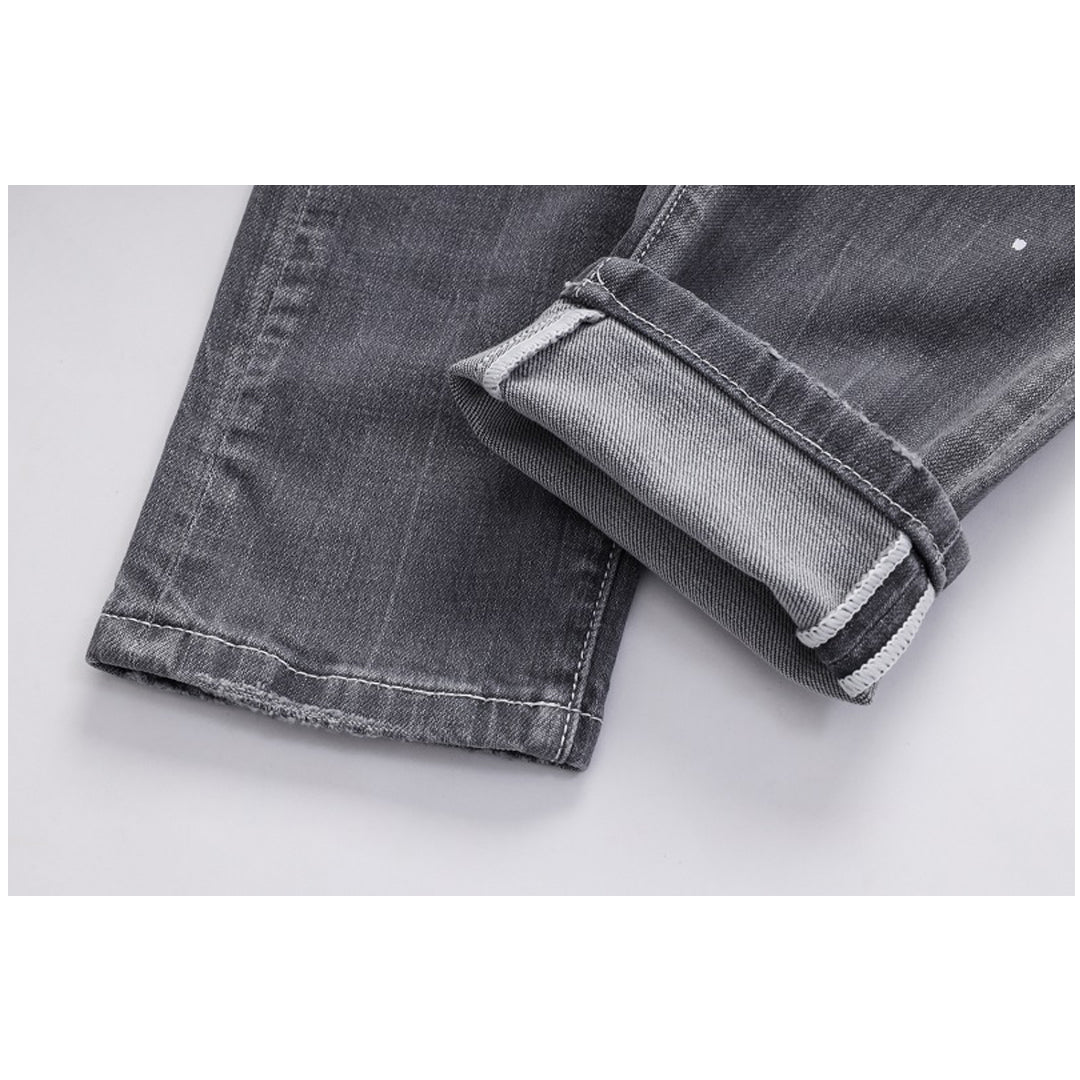 New-DSQ2 Distressed stretch fit Jeans