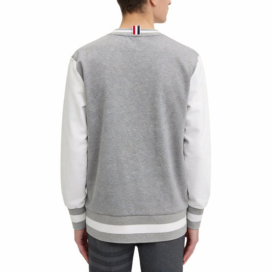 Colorblock Four-Bar Hoodie