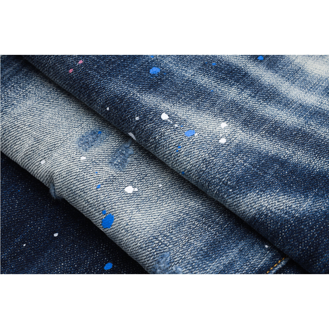 New-DSQ2 Personalized inkjet jeans
