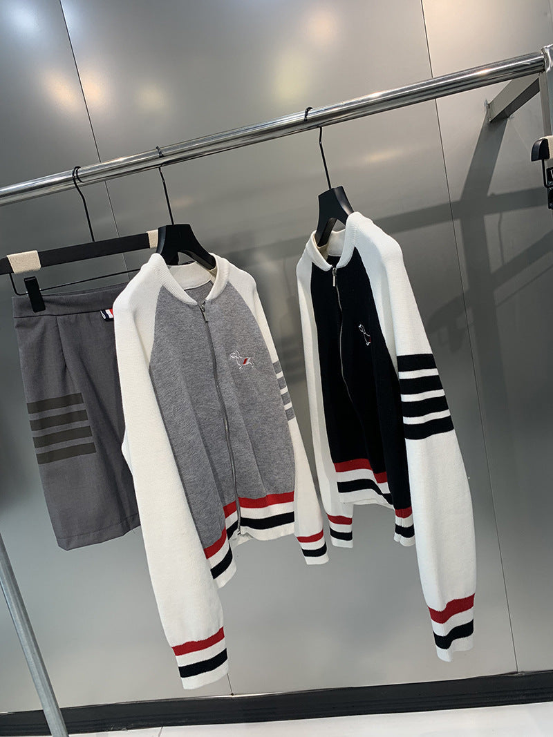 Thom Browne Sweatshirt baseball jacket