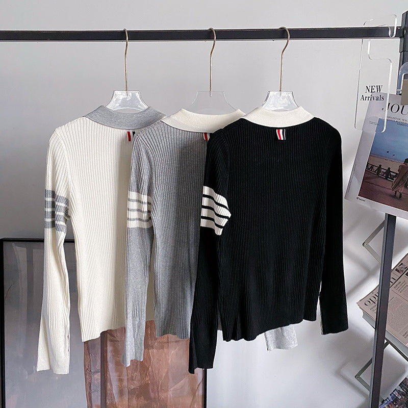 Thom Browne Knitted Polo Shirt