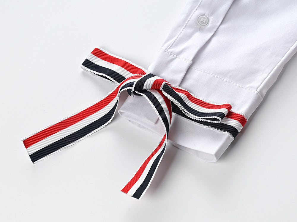 Thom Browne Women's Loose-Fitting Shirt | Oversized Button-Down Blouse