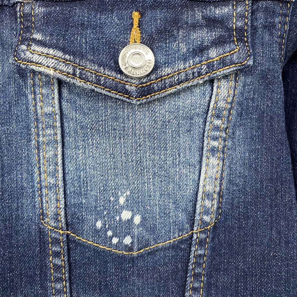 New-DSQ2 25ss Black Denim Jacket