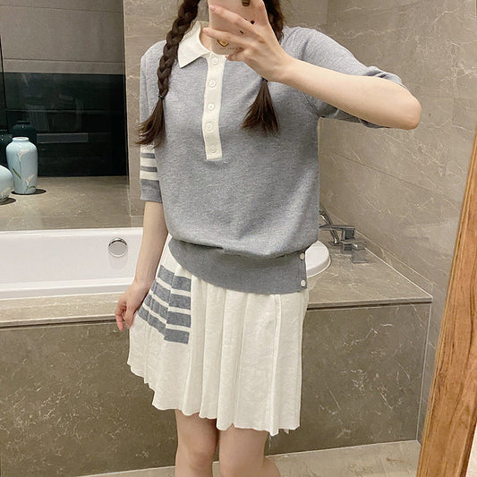 Thom Browne Short-sleeved POLO shirt