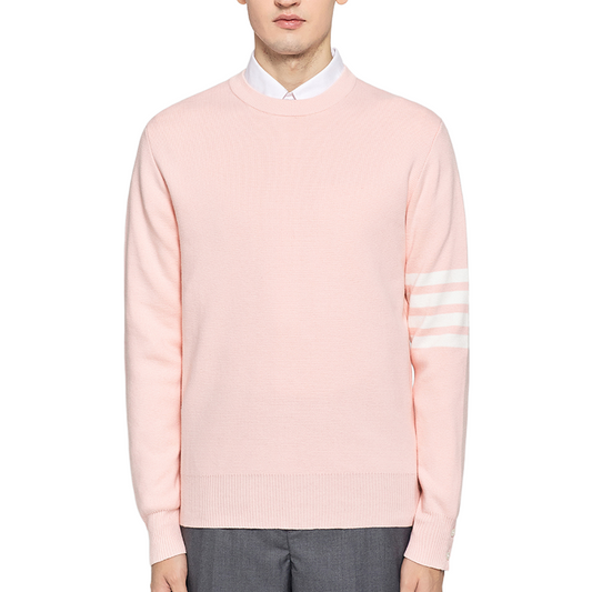2025 round neck pullover sweater THOM TREND