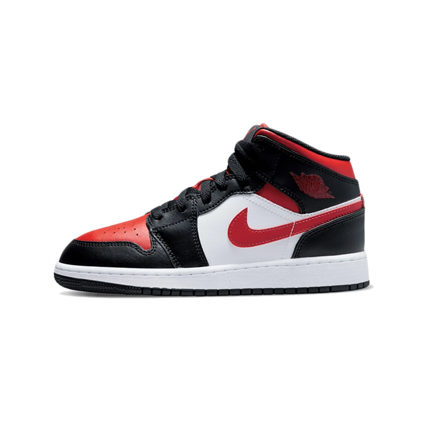 Air Jordan 1 Mid 'Alternate Bred Toe' - Alternate Bred Toe