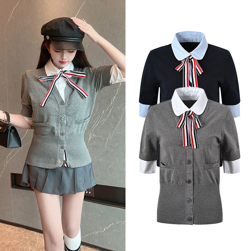 Women's Knitted Wool POLO Shirt（复制） THOM TREND