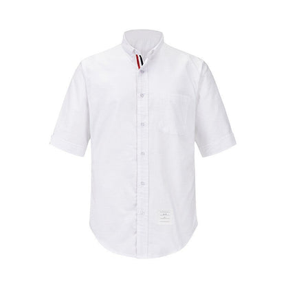 White grey and gold stripe shirt（复制） THOM TREND