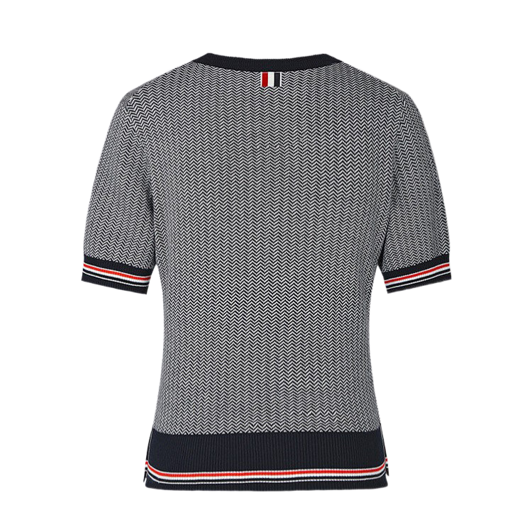 2025SS herringbone pattern T-shirt THOM TREND