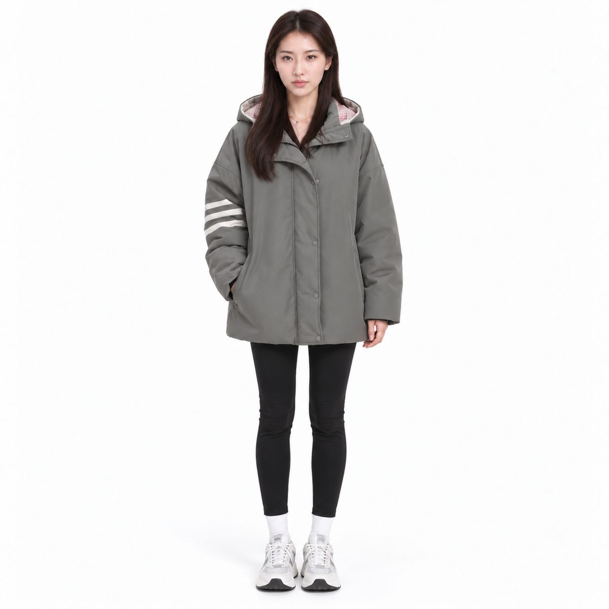 Thom Browne Unisex hooded down jacket