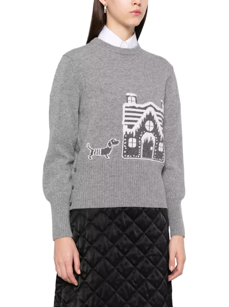 Christmas House Knitted Sweater THOM TREND