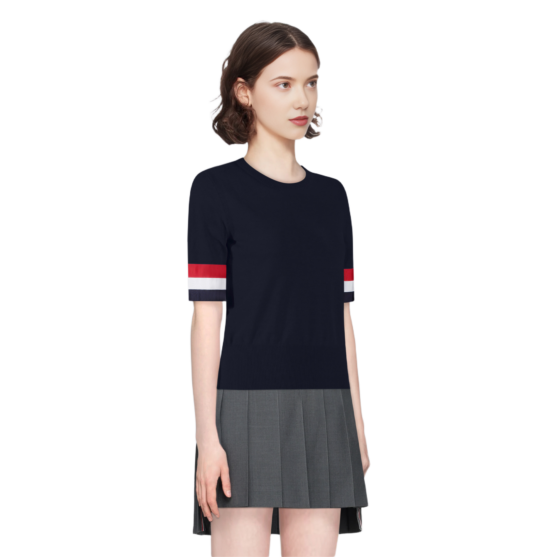 Women's Knitted Wool POLO Shirt（副本） THOM TREND