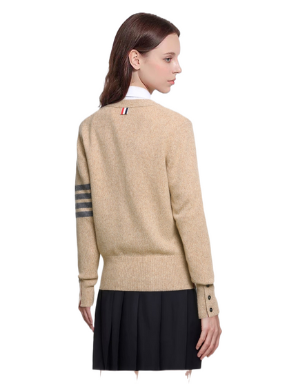 V-neck cardigan