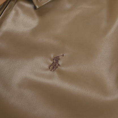 Ralph Lauren Men‘s Leather Jacket Coat