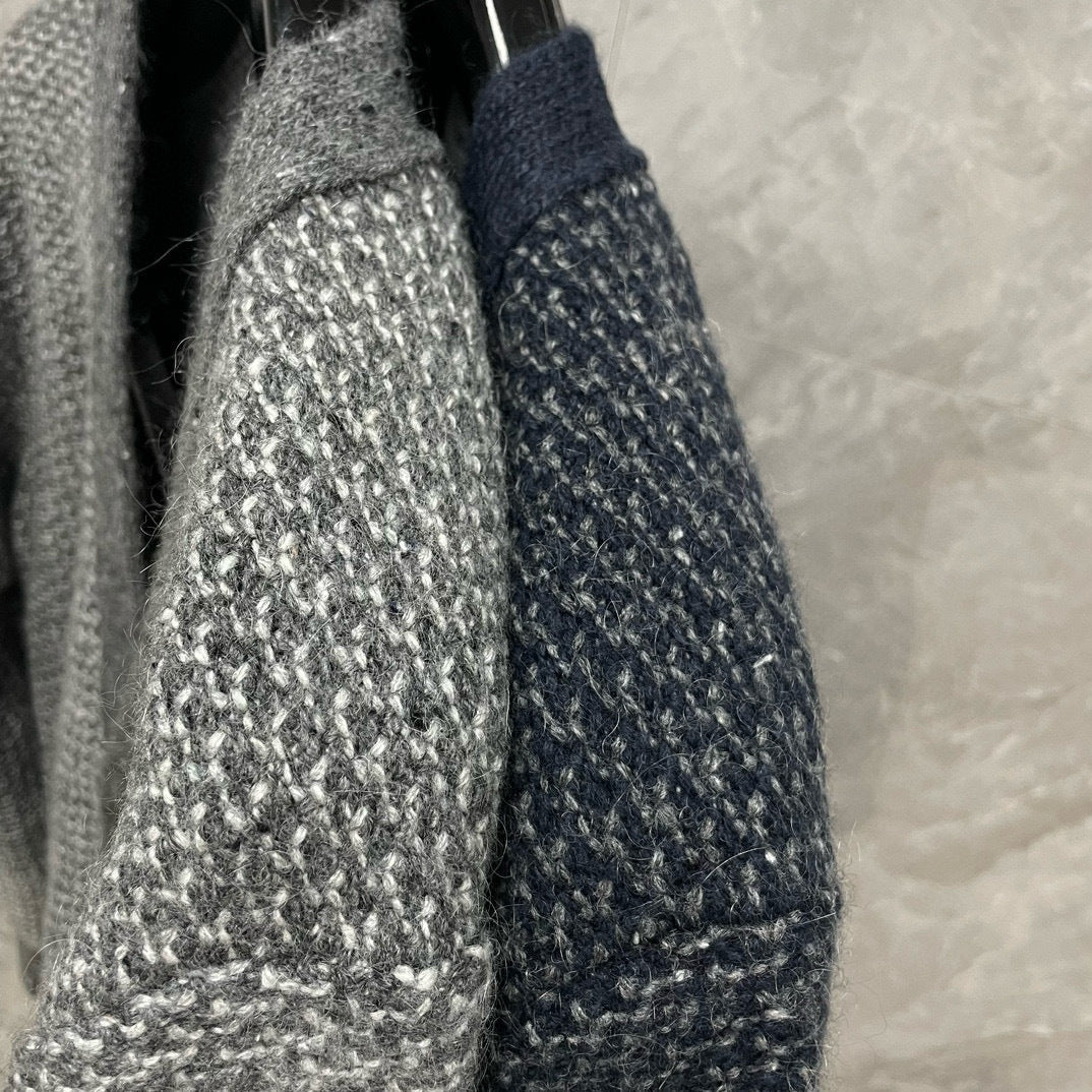 2025SS Snowflake Chunky Knit Cardigan THOM TREND