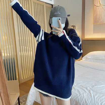 Four-bar crewneck sweatshirt（复制） THOM TREND