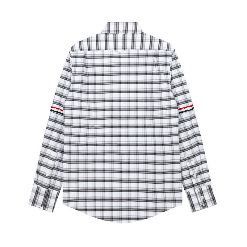 Unisex plaid striped shirt THOM TREND