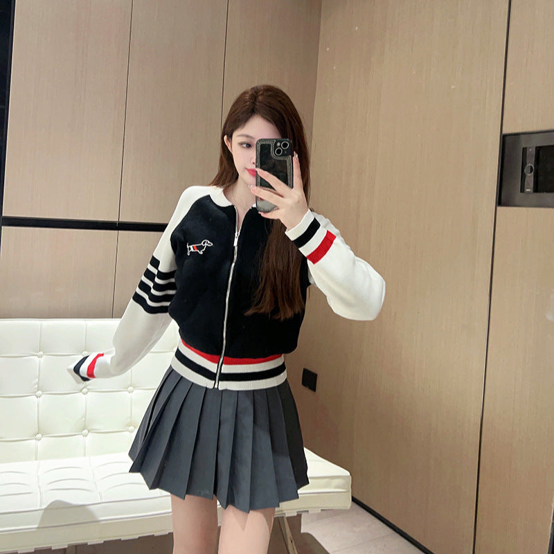 Thom Browne Sweatshirt baseball jacket