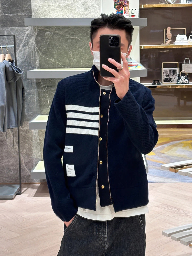 Unisex double-sided fake two-piece jacket THOM TREND