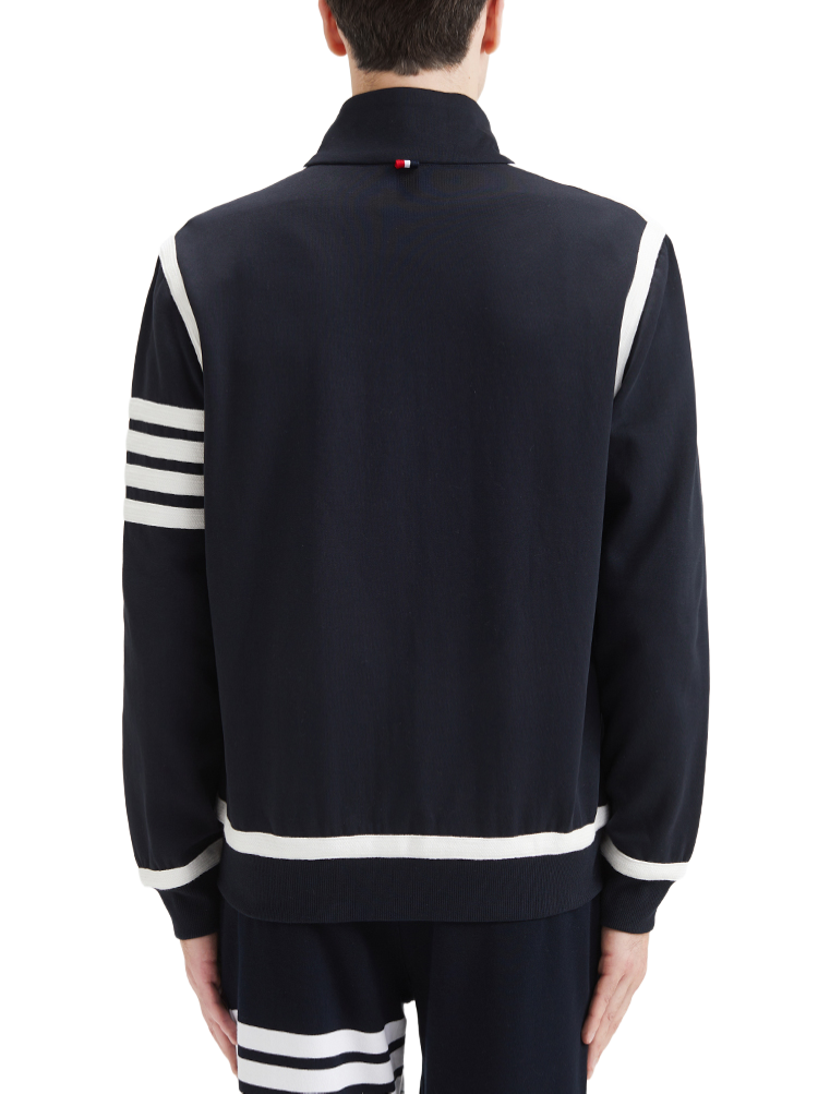 Men's Classic Stripe Zip-Up Top THOM TREND