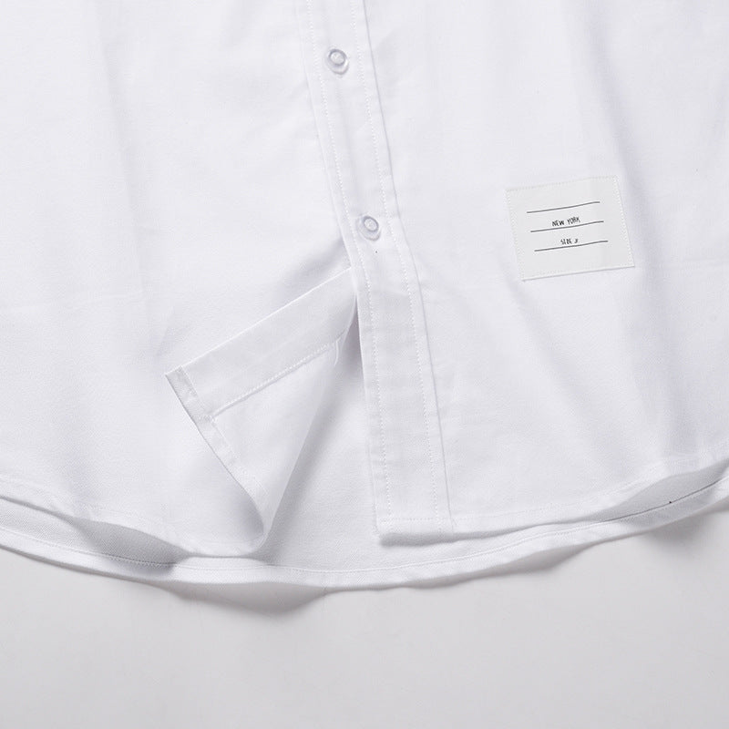 Men's zipper short sleeve shirt（复制） THOM TREND