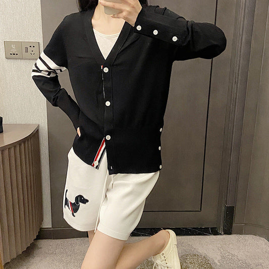 Women's back puppy polo short sleeve（复制） THOM TREND