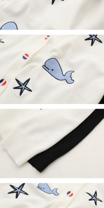 Thom Browne Women's V-neck cardigan