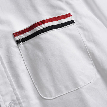 Men's white short sleeve shirt（复制） THOM TREND