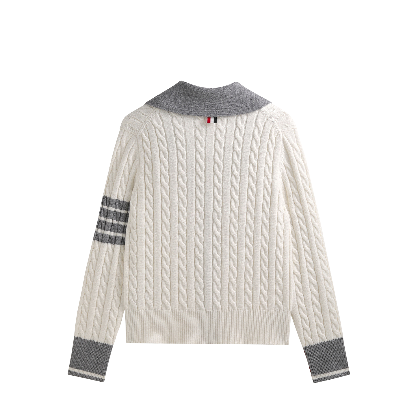 2025SS Lapel Cable Cardigan Sweater THOM TREND