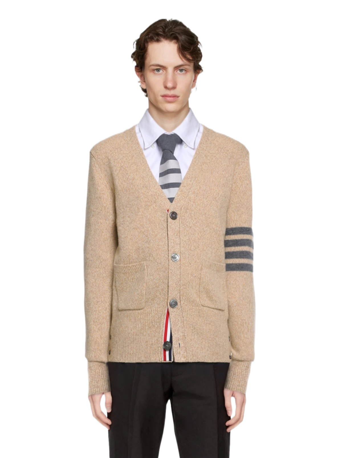 V-neck cardigan