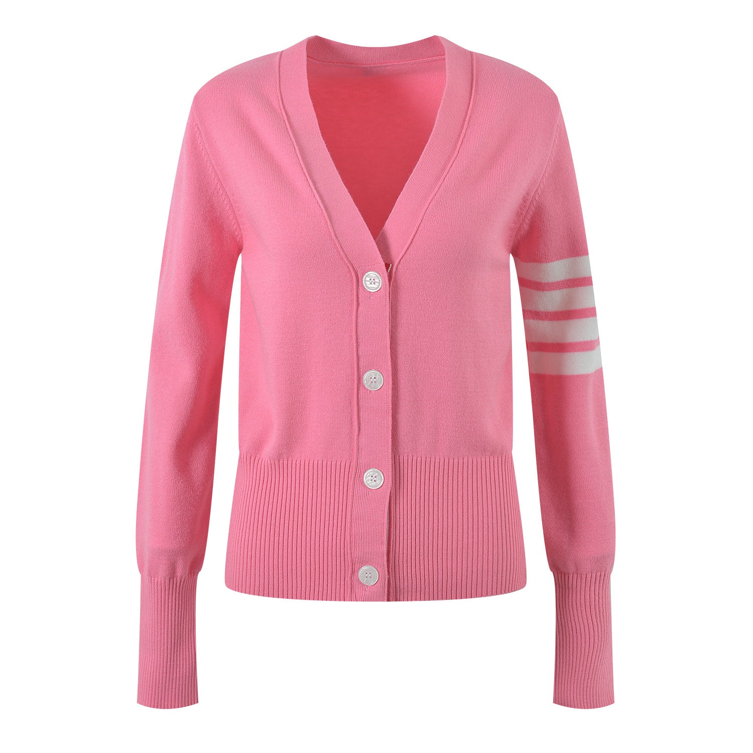 V-neck knitted cardigan（复制） THOM TREND