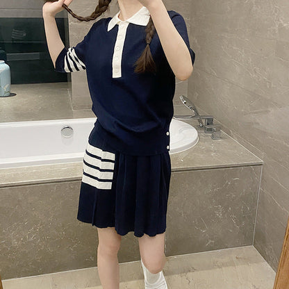 Thom Browne Short-sleeved POLO shirt