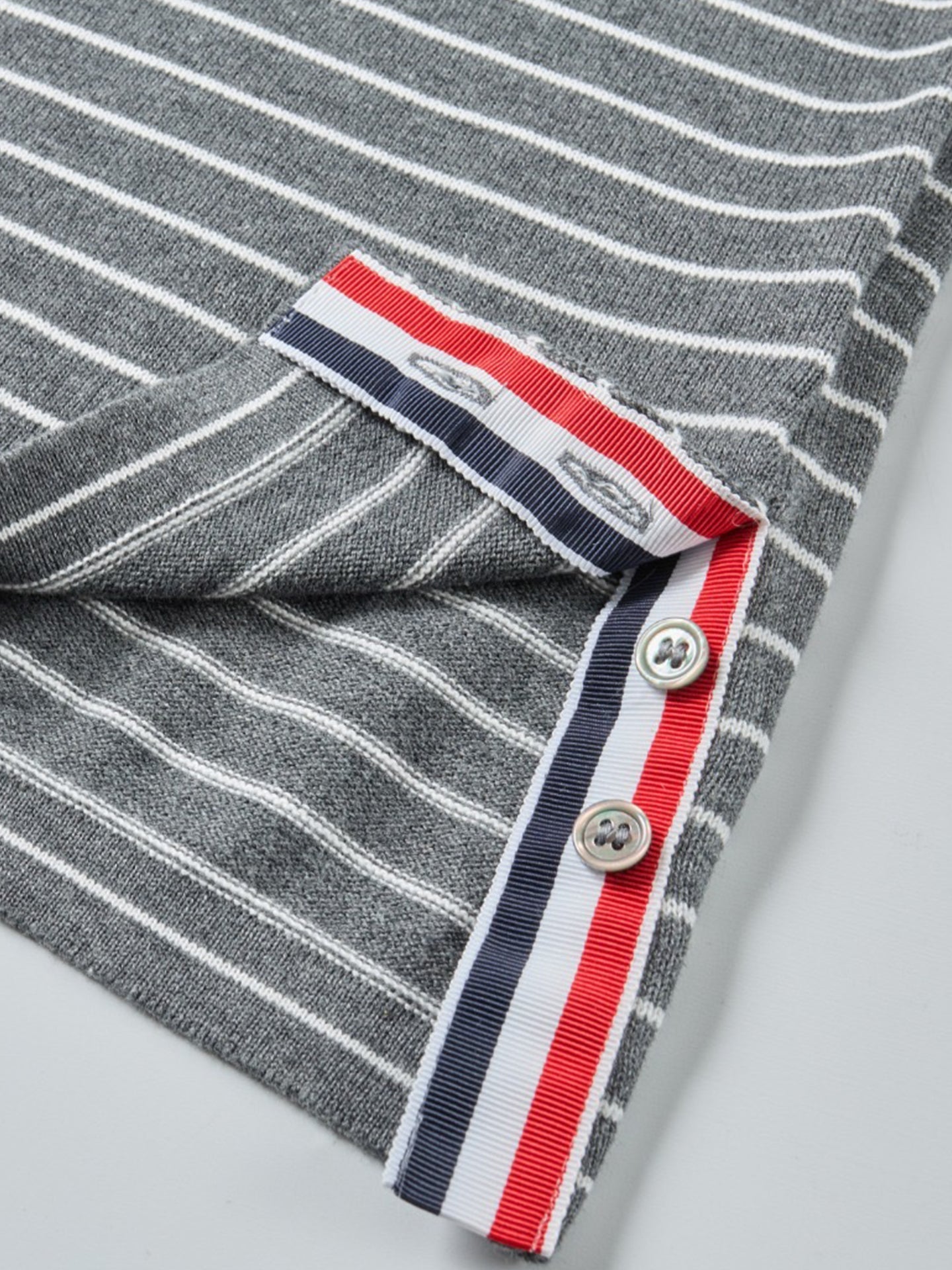 Chunky knit lapel sweater（副本） THOM TREND