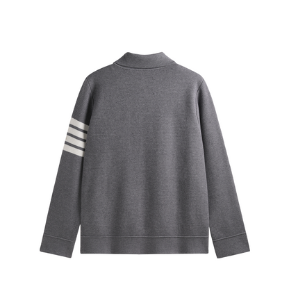 2025SS Polo collar knitted jacket THOM TREND