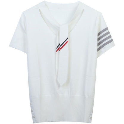 THOM Striped V-neck cardigan（复制） THOM TREND