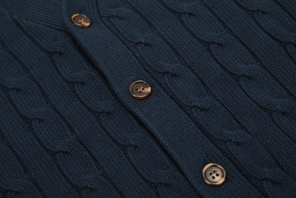 Ralph Lauren Unisex V-neck Cable Knit Cardigan