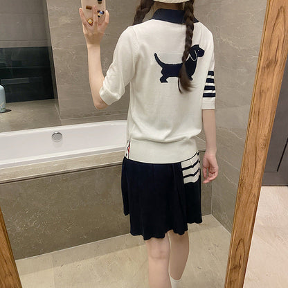 Thom Browne Short-sleeved POLO shirt