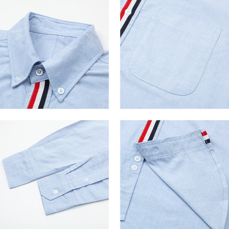 Red, White and Blue Wrap Ribbon Shirt（副本） THOM TREND