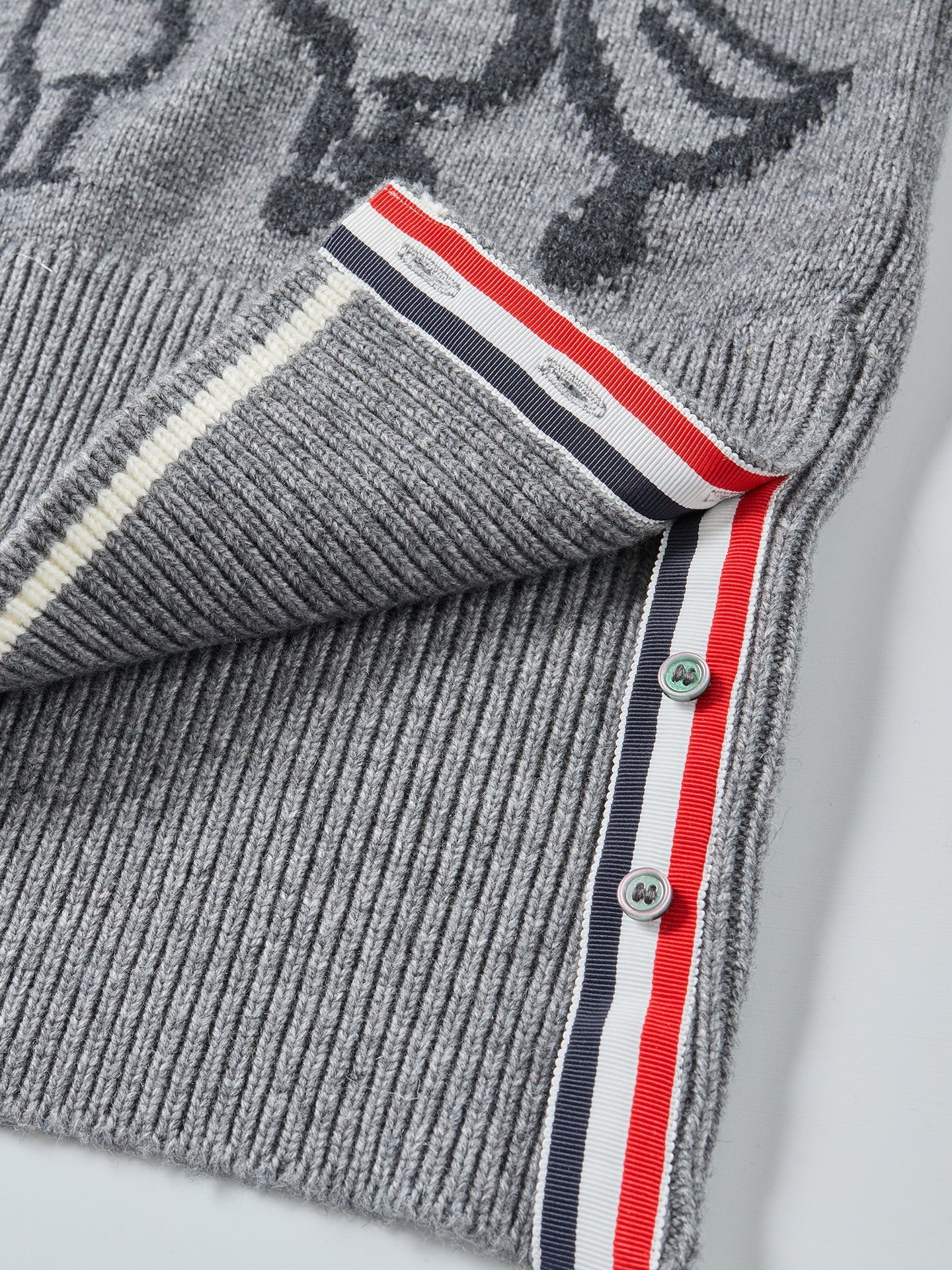 2025SS Women's Goose Intarsia Sweater THOM TREND