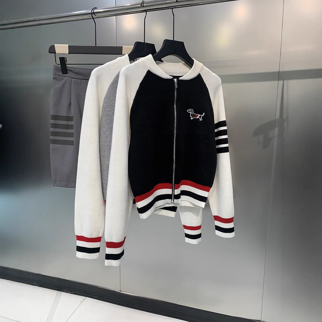 Thom Browne Sweatshirt baseball jacket