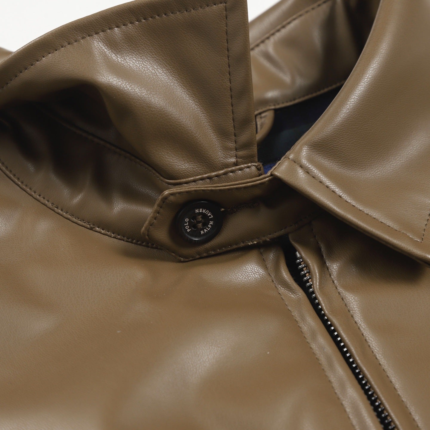 Ralph Lauren Men‘s Leather Jacket Coat